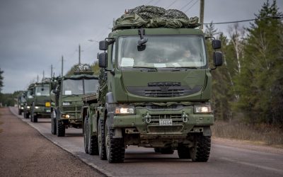 MSVS logistic trucks steer through first deployment in Latvia