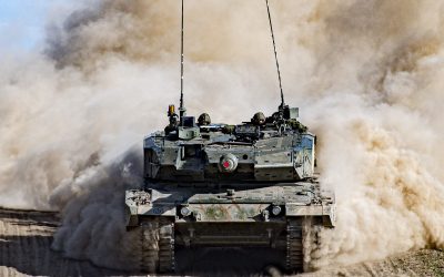 Strathcona’s lead the Leopard tanks into Latvia