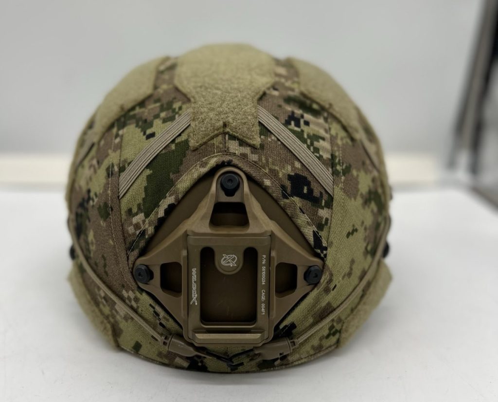 The new Galvion Caiman helmet for dismounted troops.