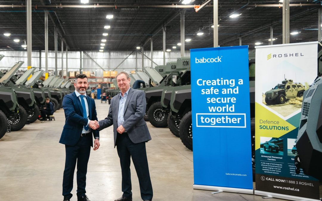 Babcock Canada, Roshel sign MOU to support Canadian Forces
