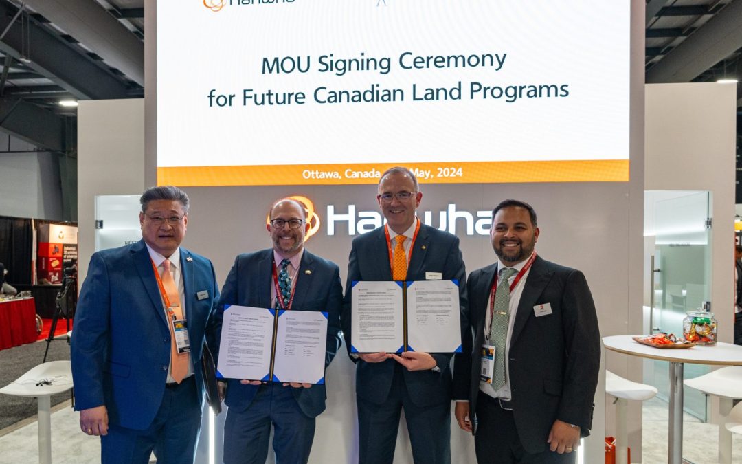 Hanwha signs MOUs with Canadian partners