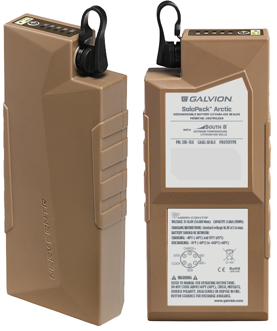 Galvion introduces SoloPack Arctic, extending soldier power capability to extreme cold environments